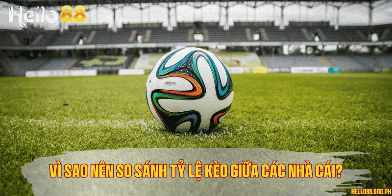 Vì sao nên so sánh tỷ lệ kèo giữa các nhà cái?